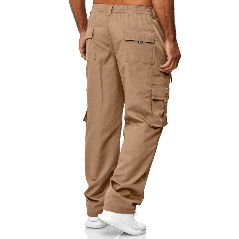 Pantalon cargo multi-poches pour homme, pantalon de survêtement, pantalon baggy, jogging décontracté, militaire, DulfjDulCargo