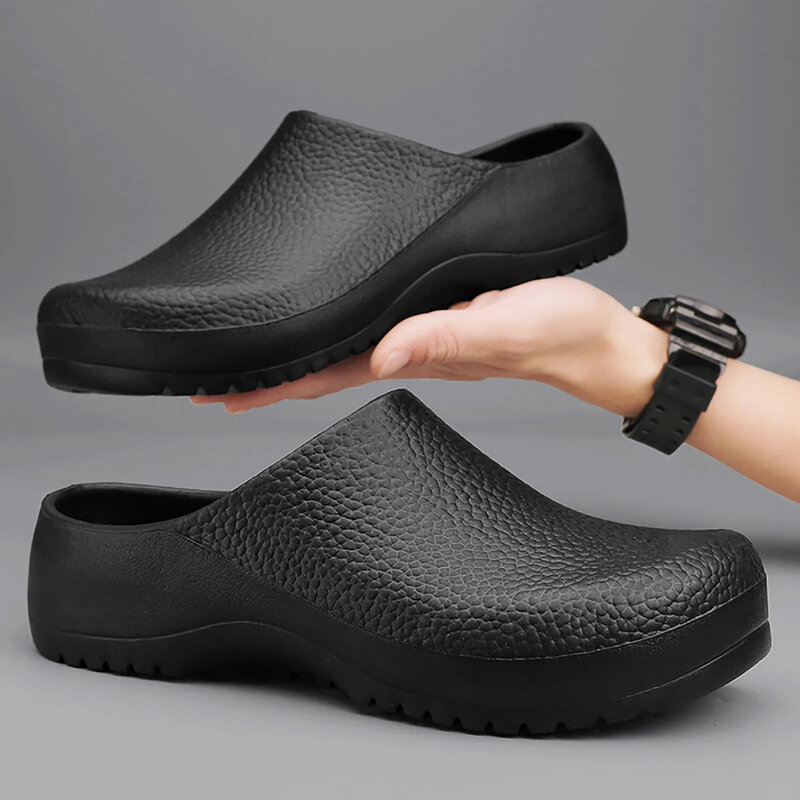 Sepatu koki cocok untuk restoran Hotel rumah sakit dapur tahan air ringan nyaman sepatu keselamatan sandal antiselip