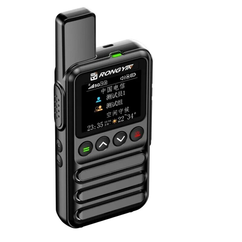 Rádio de GPS portátil da rede 4G, 5000 km cartão SIM, LTE, POC, 2 vias, à prova de explosão, Walkie-talkie, 5G
