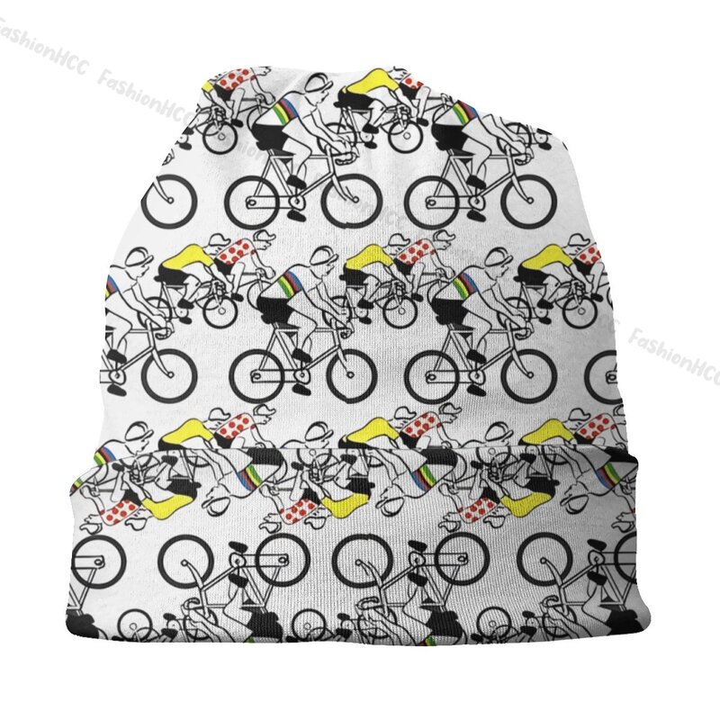 Skullies Beanies Outdoor Hats Vintage Cycling Figures Thin Bonnet Hipster Caps Men Women's Earmuffs