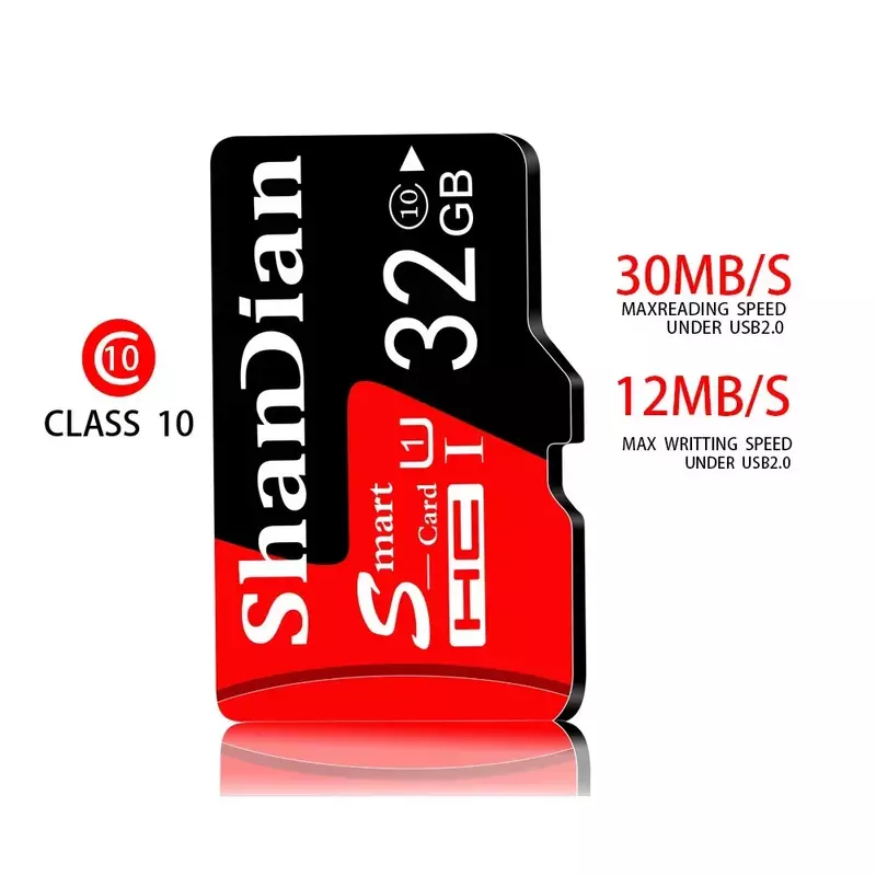 สมาร์ท SD 128GB 32GB 64GB Class 10 Smart SD Card sd/tf Flash Card Memory Smart SD สำหรับโทรศัพท์/แท็บเล็ต PC ให้ของขวัญเครื่องอ่านการ์ด