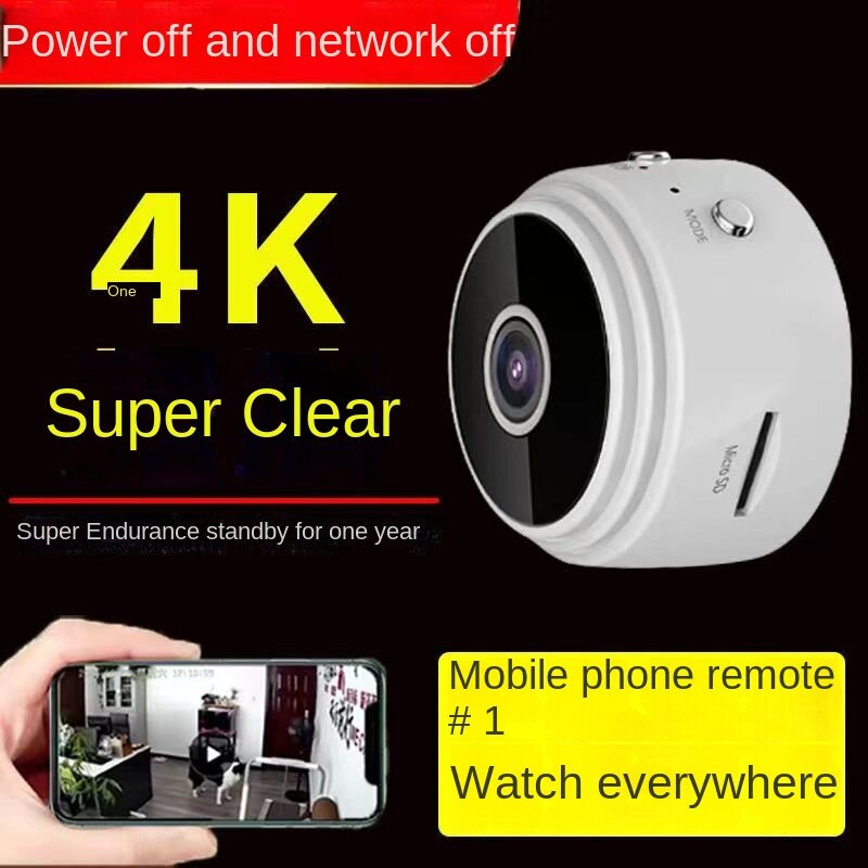 Unplugged Wireless Smart Camera Home Hd Monitor Outdoor Network-Free Connection Mobile Phone Network Camera