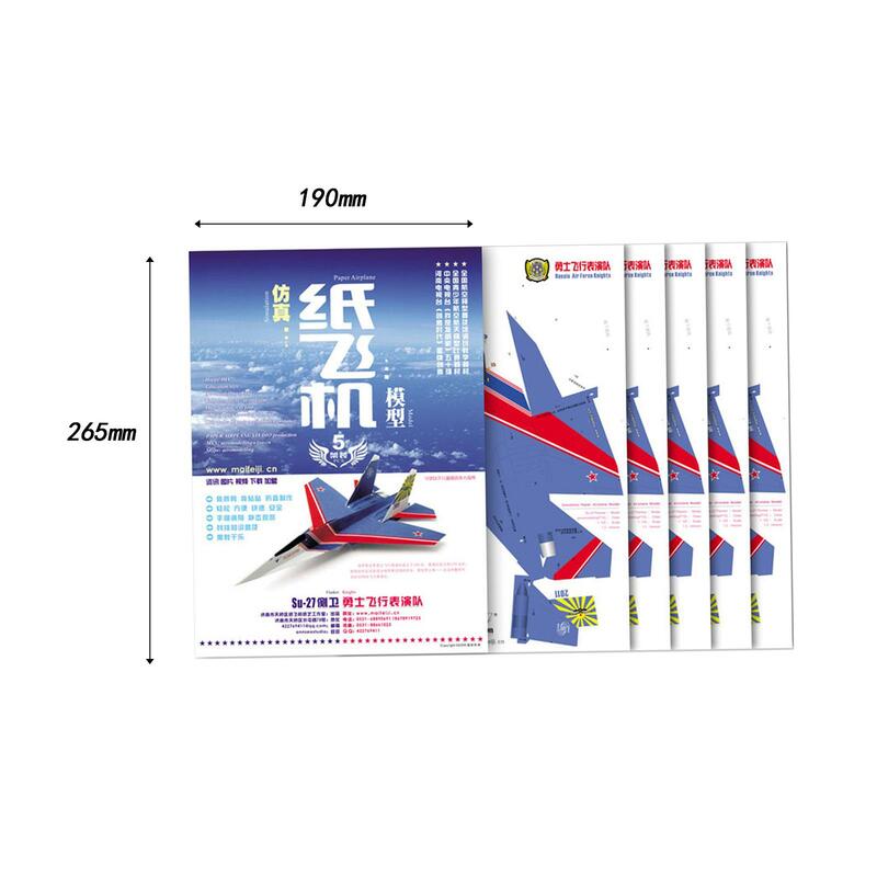 Paper Aircraft Model DIY Paper Airplane for Kids Collectables Children