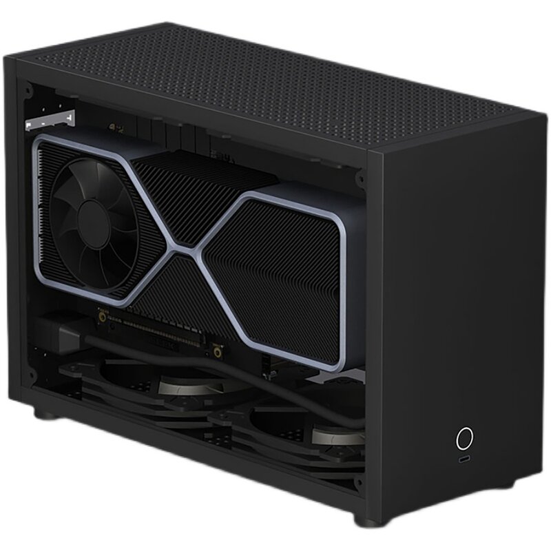 Geeek M5 A4 Mini Itx Side 240 transparente Water-cooled pequeno chassi SFX Power portátil pequeno computador host 140*340*220mm