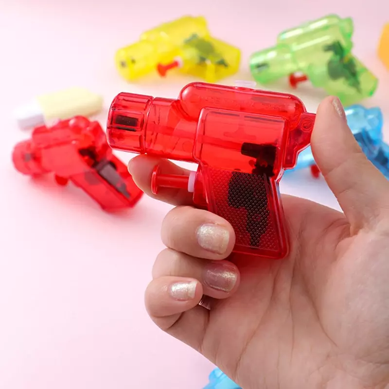 Mini pistola de agua pequeña para niños, pistola de pulverización, juego de lucha de agua de tamaño pequeño, juguetes al aire libre, 1 unidad