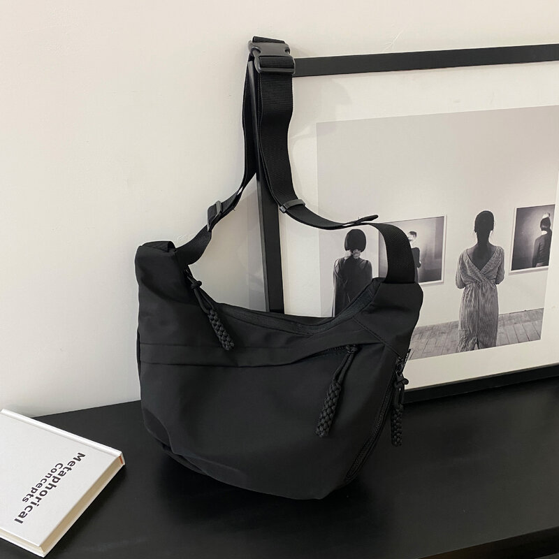 Вместительная сумка через плечо для женщин, новинка 2024, повседневная универсальная сумка-тоут, модная сумка для подмышек