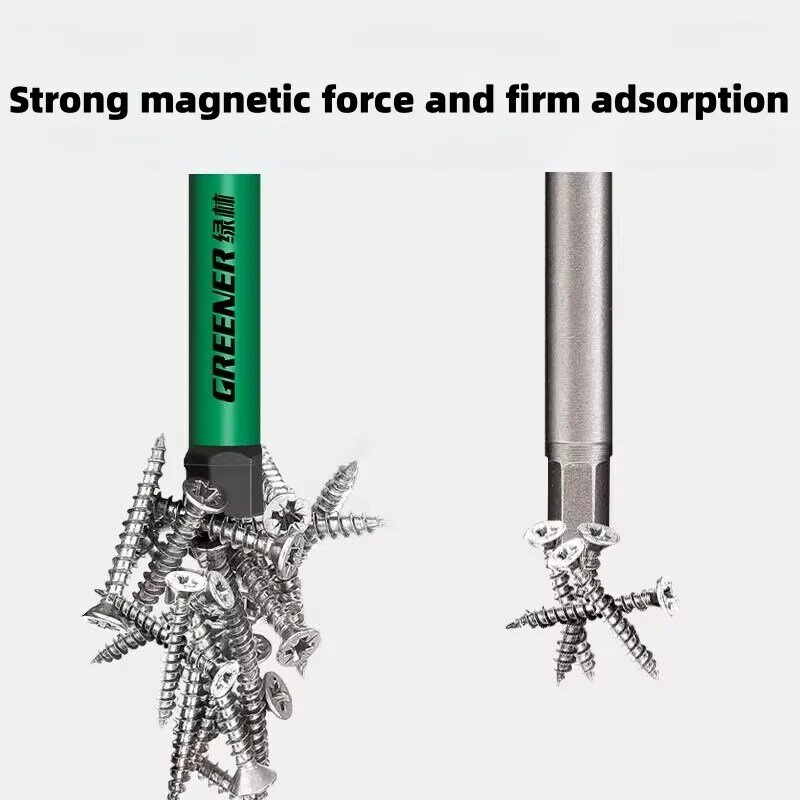 GREENERY Tungsten Steel Screwdriver Bit Set, Strong Magnetic Repair Tools, Diy tool, Hex Shank, Electric Drill Suit, Hand Tools