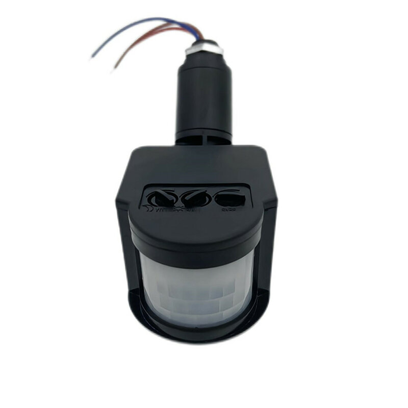 Interruttore del sensore di movimento della luce LED regolabile 110V 220V 12V 24V rilevatore automatico di movimento PIR a infrarossi sensore esterno per montaggio a parete