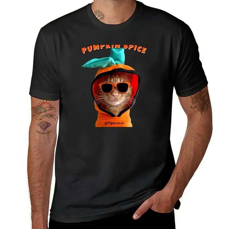 JoJo's Pumpkin T-Shirt para Homens, Roupas, Customs Sweat Clothes, Spice Photo