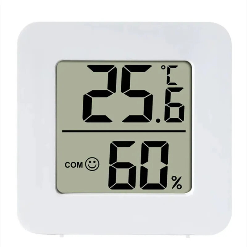 гигрометр Комнатный миниатюрный термометр с ЖК-дисплеем, цифровой Комнатный гигрометр с датчиком, измеритель влажности и температуры, домашний инструмент