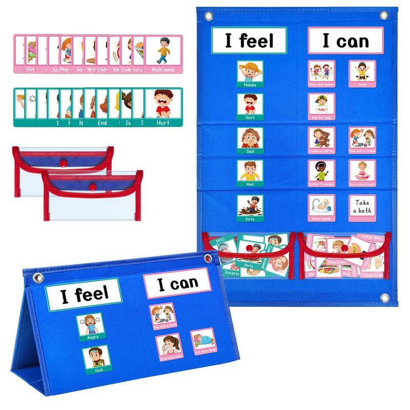 Tabla de Horario Visual para niños pequeños, tabla de Horario diaria de almacenamiento conveniente, tabla de tareas duraderas