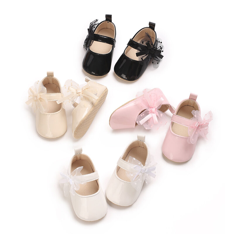 حذاء كاجوال كلاسيكي بنعل ناعم للأطفال الصغار ، حذاء طفل حديث الولادة ، أميرة ، مشية أولى ، لطيف ، 0-18 متر ، جديد ، موضة