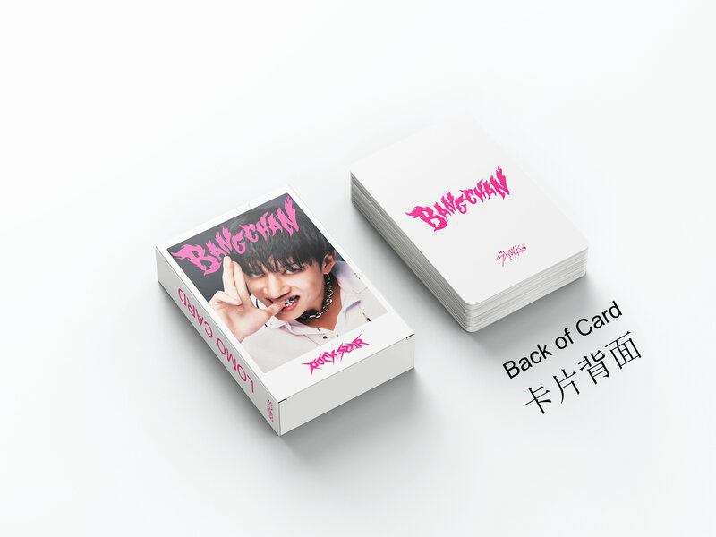 Kazuo SK Bangchan álbum Lomo cartão, K-pop fotocards, série cartões postais, 55 pcs