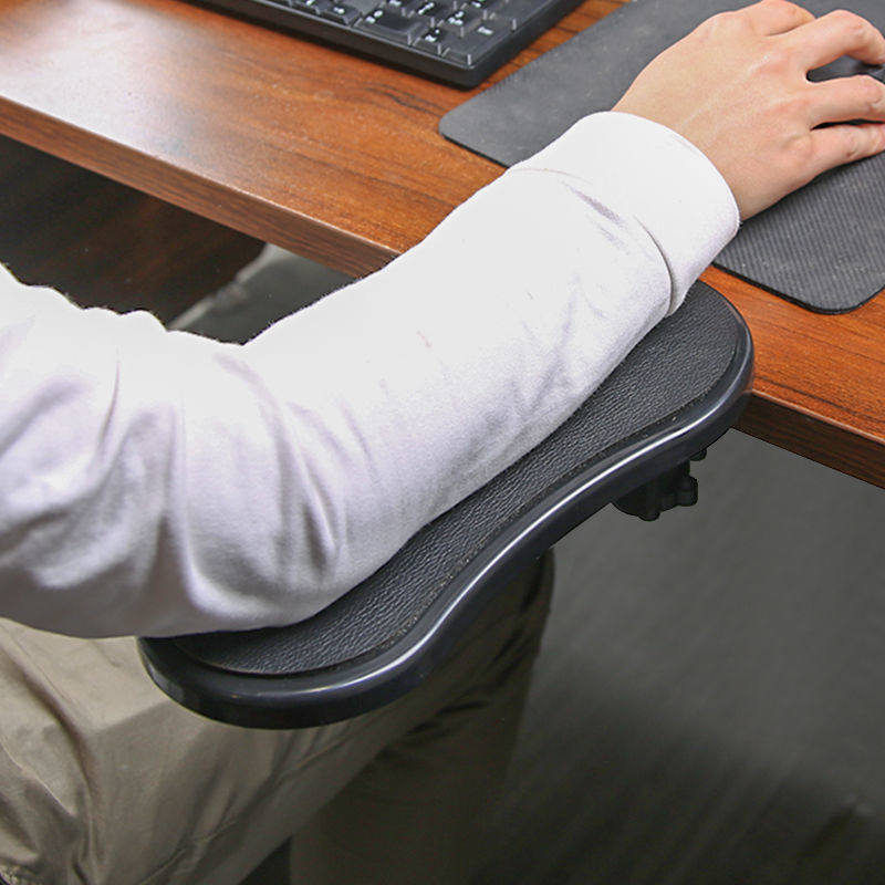 2021ใหม่หมุนคอมพิวเตอร์ Arm Rest Pad Ergonomic ปรับได้ PC สายรัดข้อมือ Extender โต๊ะทำงานวงเล็บสำนักงานบ้านเมาส์ Pad