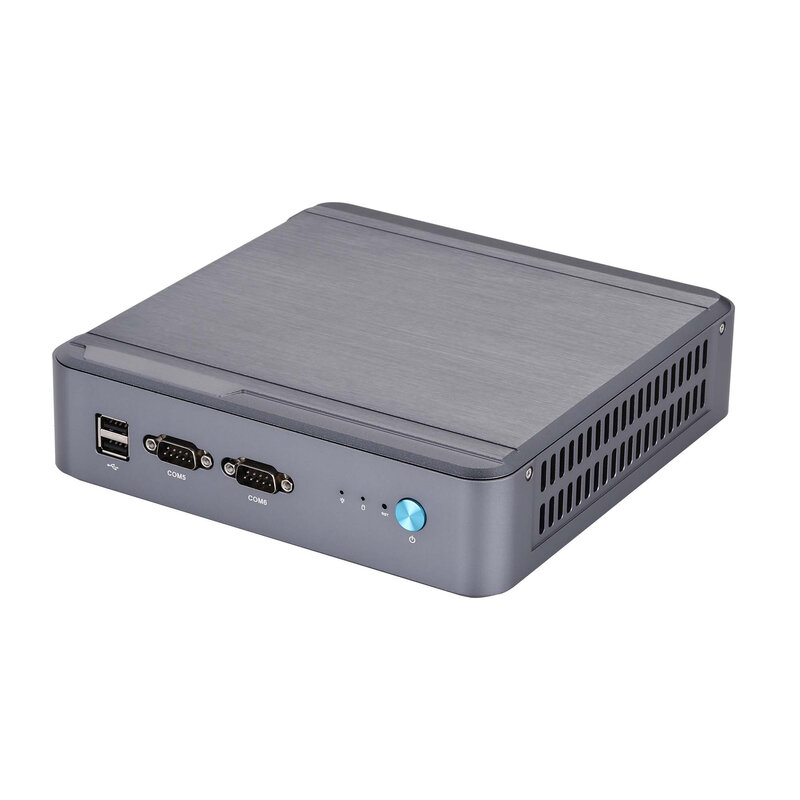 Qotom-Mini PC Q71200X 12th 13th Gen Core i3 i5 i7 CPU H610 Chipset Barebone IPC 6 COM
