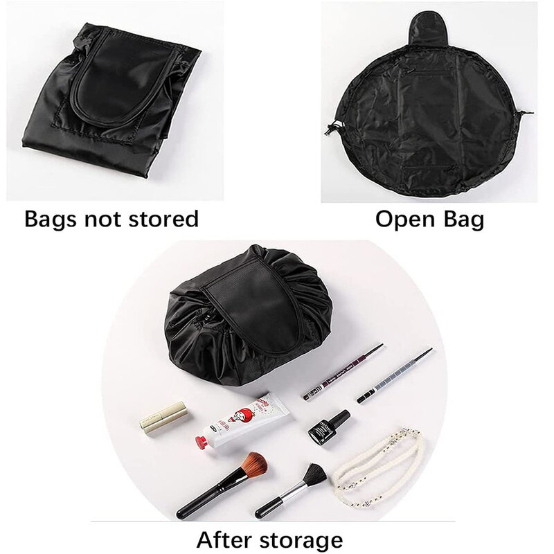 Bolsa de cosméticos portátil con cordón para recibir el dispositivo mágico, bolsa de cosméticos con estampado de astronauta Simple, portátil, de viaje