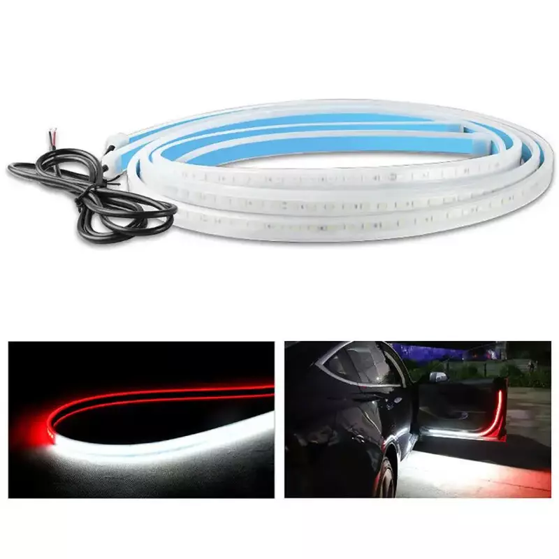 2835LED Car Door Welcome Light 120cm Safety Warning Streamer Lamp Strip Waterproof Auto Decorative Ambient Lights Signal Lamp
