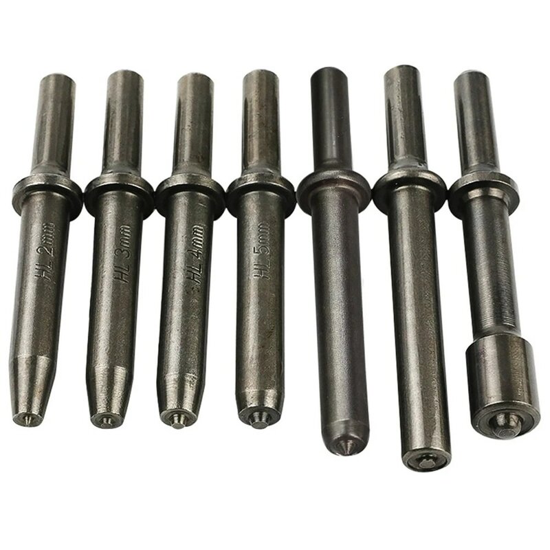 1PC Pneumatic Rivet Head Tools Semi Hollow Solid Rivet Head Pneumatic Hammer Impact Rivet Nut Tool Air Tools