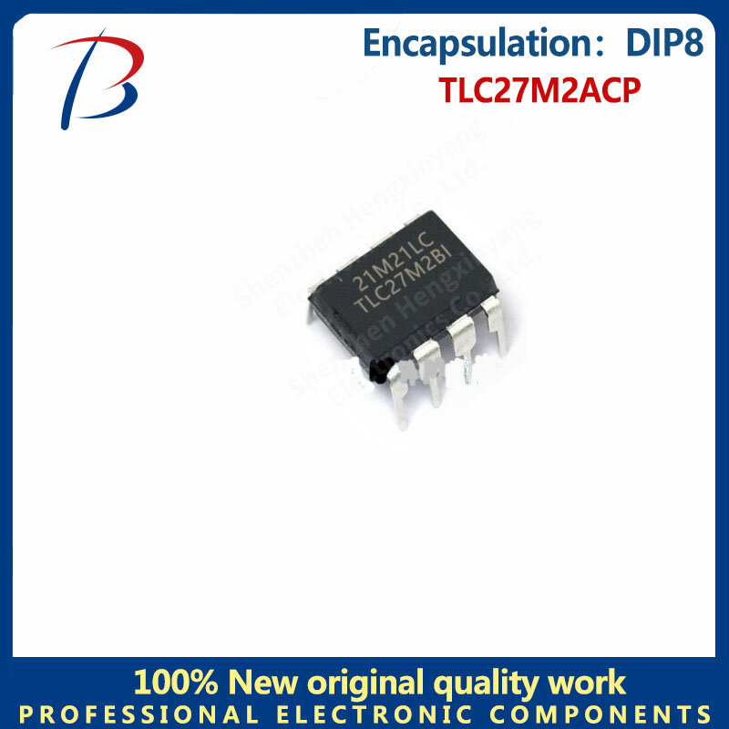 Amplificador operativo de voltaje de compensación TLC27M2ACP, 10 piezas, está conectado a DIP8