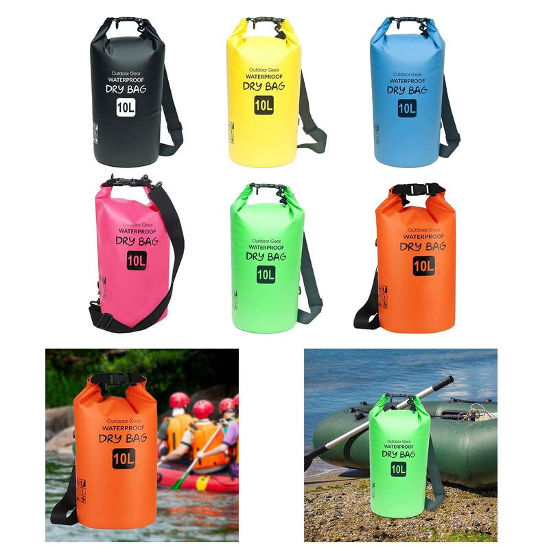 Borsa impermeabile impermeabile borsa galleggiante ermetica Roll Top borsa portaoggetti impermeabile portatile per la pesca escursionismo galleggiante nuoto all'aperto