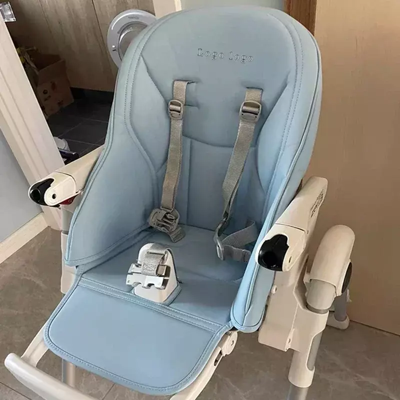 New Baby Chair Cushion PU Oxford Seat Leather Cover Kids Growth Chair Seat Cushion Dinner Chair Case Children Dining Accessories