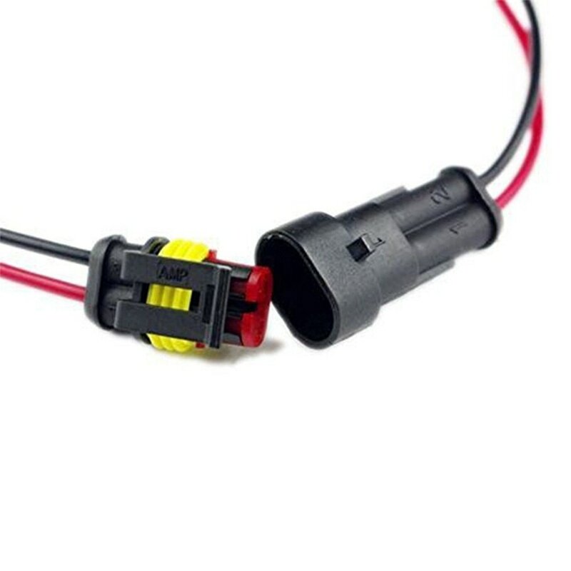 Conector eléctrico impermeable para coche, Kit de 5 piezas, 2 vías, cable AWG, marino, superventas