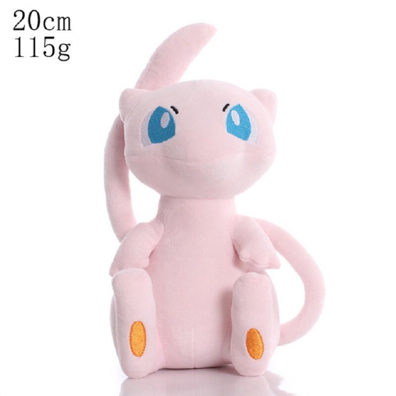 Figura de peluche de Pokémon para niños, muñeco de peluche colgante de 15-35cm, Pikachu Charizard Mewtwo Eevee Mew Lucario Gengar, regalo de Navidad