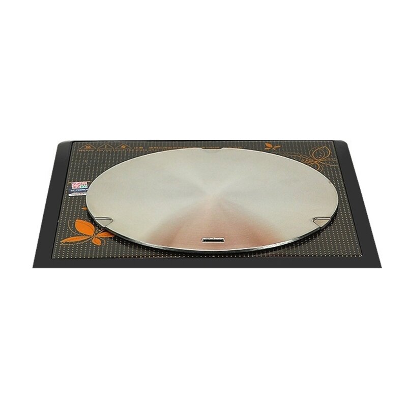 Induction Plate Versatile Heat Transfer Solution Stainless Steel Induction Adapter with Detachable Handle for New Dropship