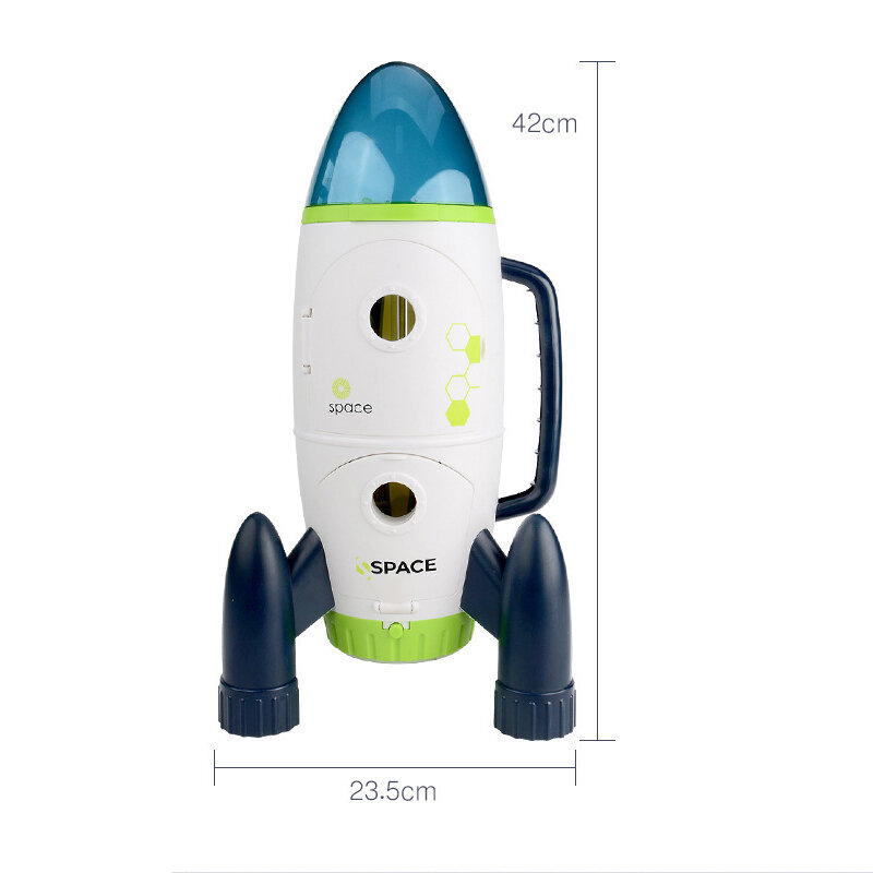 Rocket Space Acousto Optic Toys, modelo espacial, Lanzadera de la Fuerza Aérea, estación espacial, Serie de aviación, rompecabezas, juguete para niños, coche de juguete, regalo