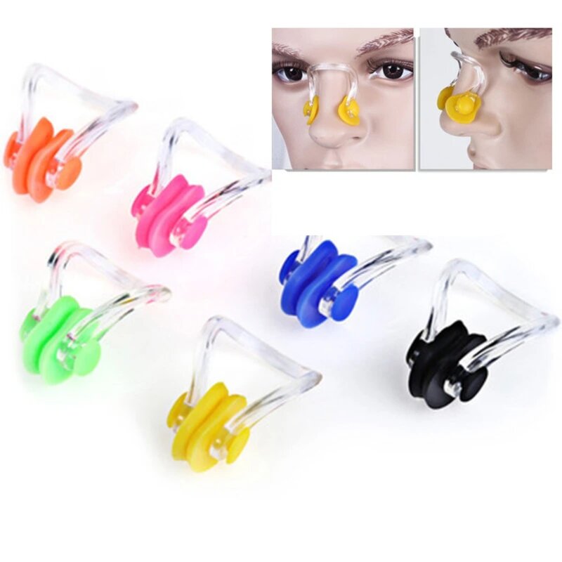 15pcs High Quality Reusable Soft Silicone Swimming Nose Clip Comfortable Diving Surfing Swim Nose Clips For Adults Children
