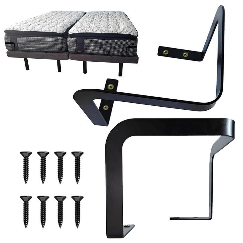 Colchão Racks Anti-Slip Stopper, Metal Retentor Bar, Fixadores Titular, Evitar Deslizante Limitador, 2 pcs