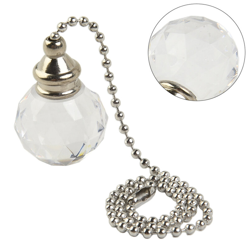 CitroPmotCrystal JOHOToilet Rideau de perles de nervure, poignée JOJOrette, boule de cristal bricolage, clair