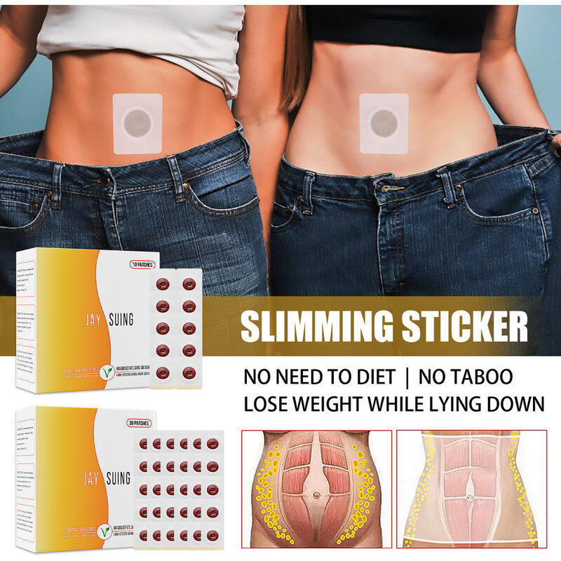 50/100pcs Fat Burner Weight Loss Detox Slim Patch Slimming Products Navel Sticker Loss Fat Patch for Belly Waist Fast Burning