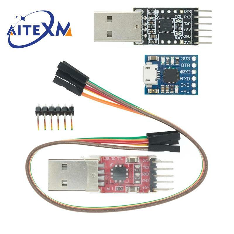 وحدة موصل CP2102 USB 2.0 إلى UART TTL 5PIN محول تسلسلي STC استبدال FT232 CH340 CP2102 MICRO USB لـ Aduino