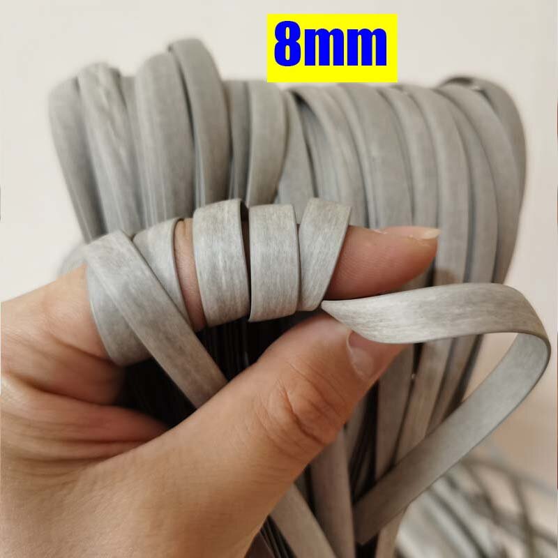 10 Meter Plastic Rotan Materiaal Voor Weave Ronde/Platte Pe Synthetische Riet Touw Voor Knit Reparatie Stoel Mand Tafel sofa Diy Ambachten