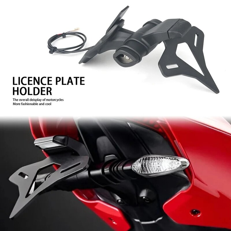 LED posteriore coda corta Stock porta targa contropunta telaio Bracke accessori moto per Ducati Streetfighter V4 S V2