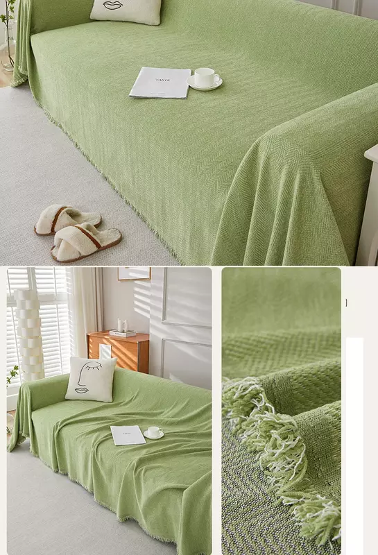 Tapiz de tela antideslizante para silla, manta de cojín de sofá, cubierta antipolvo decorativa, Protector de muebles