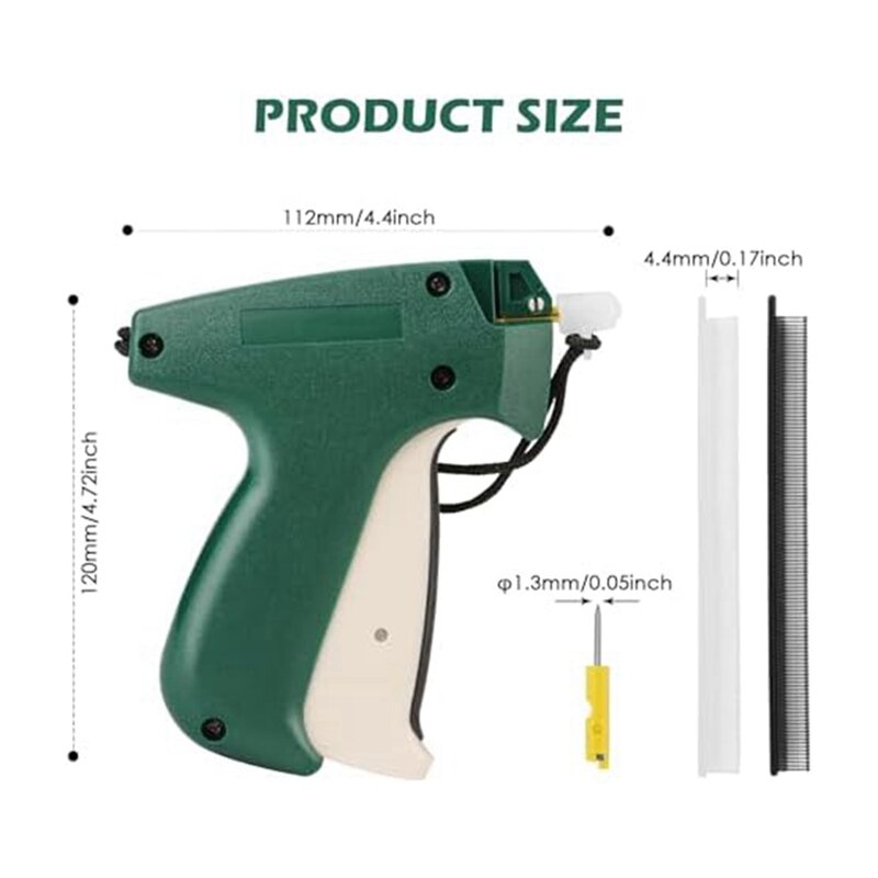 Pistola de etiqueta de aguja fina, pistola de costura de dobladillo, como se muestra para ropa, costura, acolchado