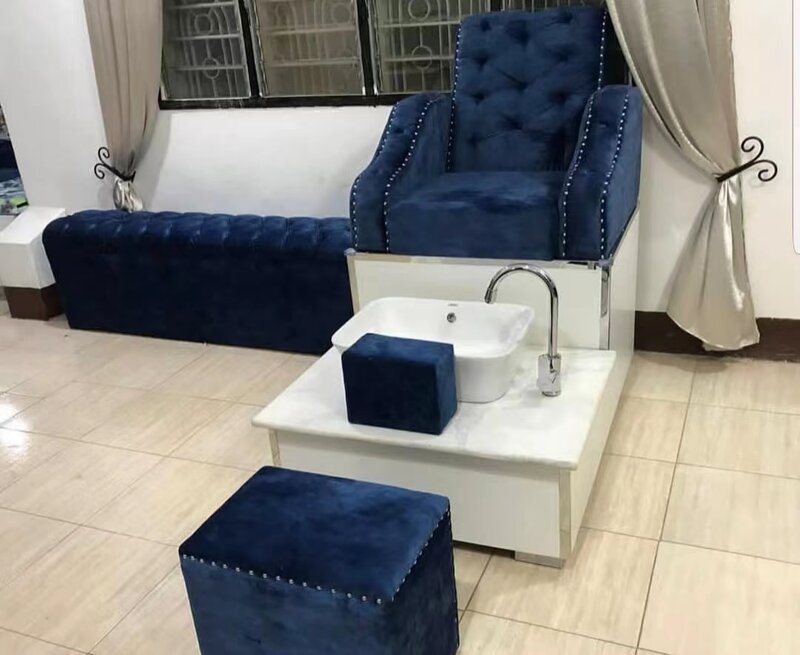 Sedia per mobili da salone per pedicure sedia per pedicure da massaggio spa all'ingrosso di lusso