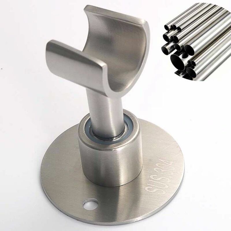 Staffa per soffione doccia a parete con rotazione di 360 ° in acciaio inossidabile supporto per soffione doccia supporto per Spray per doccia accessorio per il bagno