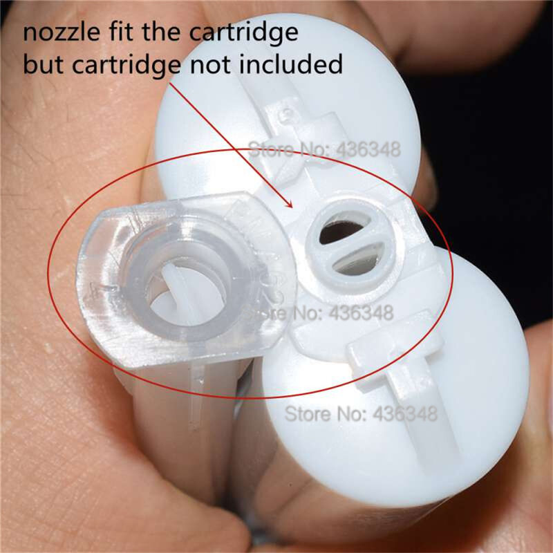 300pcs 1:1 2:1 Static Mixer 151.5mm Length Epoxy Resin Glue Adhesive Two Part Cartridges Syringe Mixing Nozzle Stepped Tip