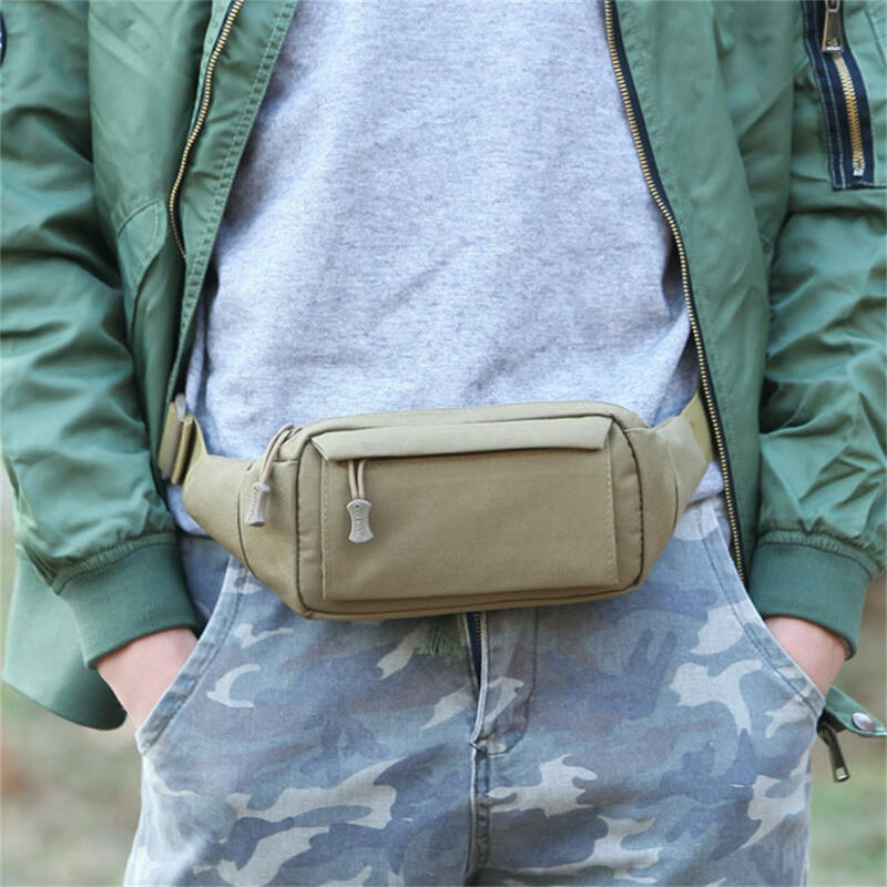 남녀공용 군사 전술 허리 팩 위장 벨트 가방, 여행 캐주얼 패니 팩, 휴대 전화 지갑, 야외 하이킹 가슴 가방