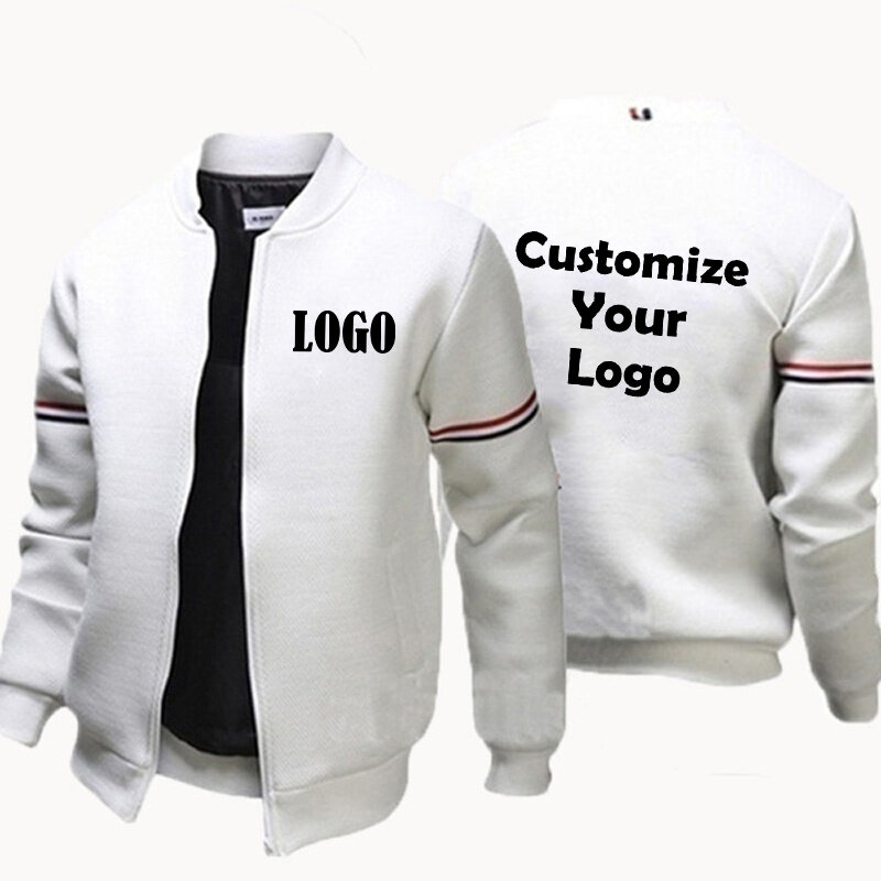 Customized Newest autumn and winter trendy men's and women's baseball uniform zipper jacket casual pilot jacket fashion jacket