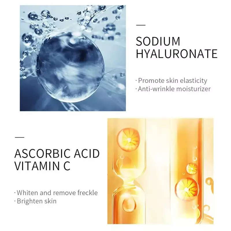 Laikou Serum Japan Essence Anti-Aging Hyaluronzuur Puur 24K Goud Whitening Vitamine C Anti Rimpel Gezicht Serumverzorging Huid