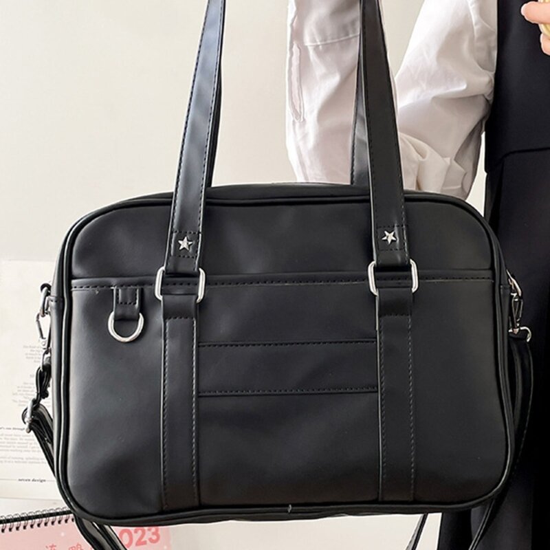 กระเป๋าสะพายฮาราจูกุกระเป๋า ความจุขนาดใหญ่กระเป๋าถือ JK สำหรับผู้หญิงนักศึกษา