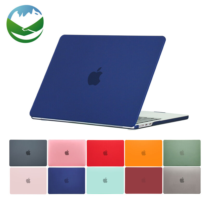 Standaard Laptop Case Voor Macbook Pro 13 Case M1 M2 Air 15.3 A2941 2023 Matte Behuizing M3 Max 2024 Air 13.6 A3113 15.3 A3114 Hoesje