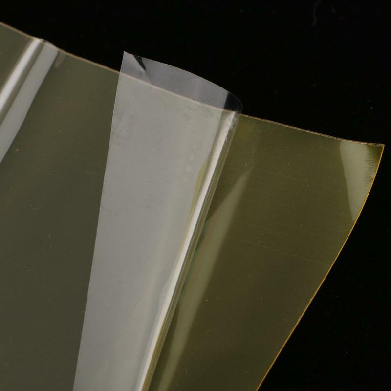 Pegatina protectora de luz antiniebla, película de vinilo, amarillo brillante, paquete de 2 a 4 unidades