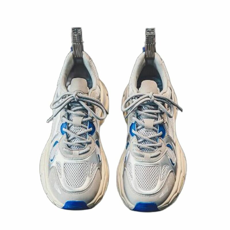 أحذية ركض قماشية جيدة التهوية للرجال ، أحذية رياضية للركض في الهواء الطلق ، مضادة للانزلاق ، مقاومة للاهتراء ، نعل سميك ، مصمم أصلي