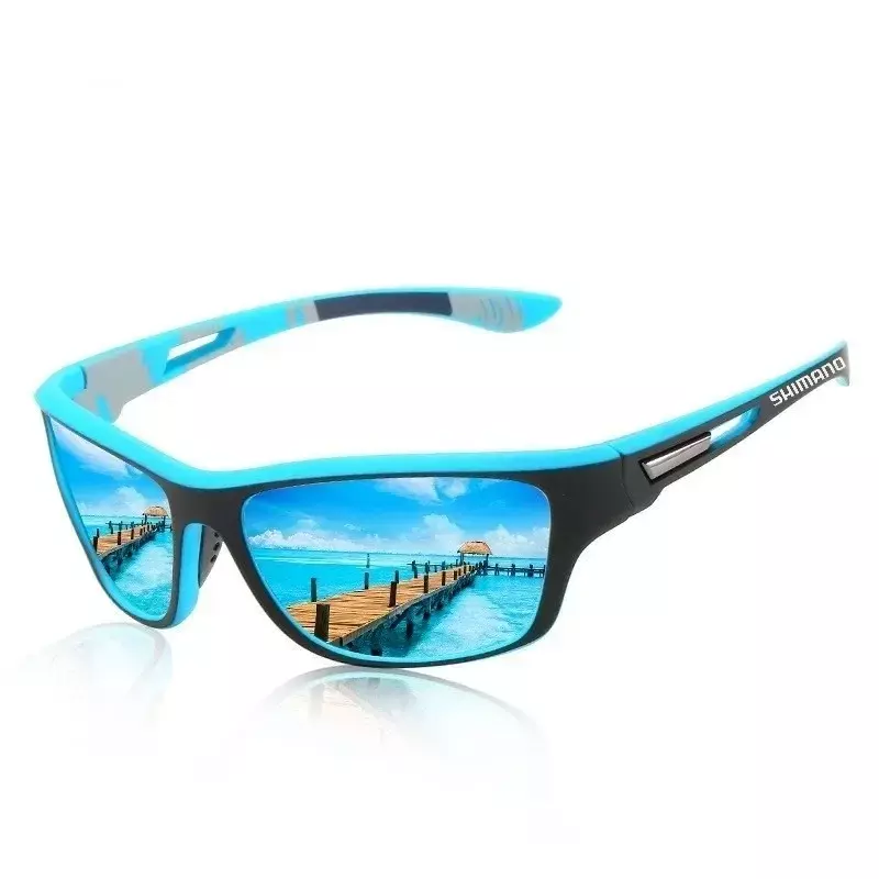 Lunettes de soleil polarisées HD Shimano pour hommes et femmes, lunettes de sport de plein air, mode originale, peuvent être assorties avec des lunettes, neuves