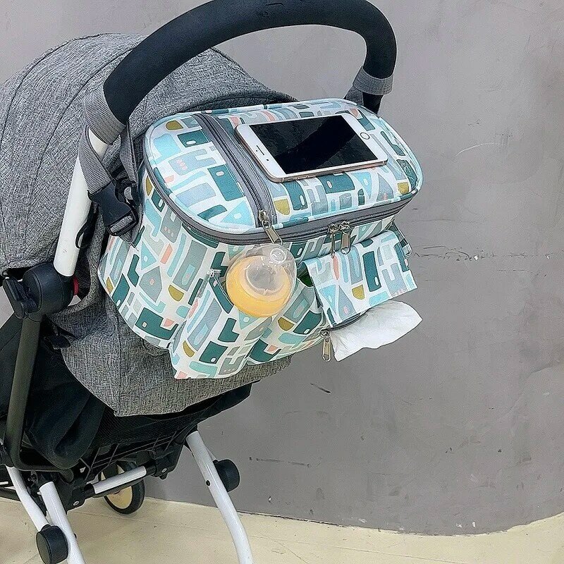 Universal Buggy Baby Pram Organizador Bottle Holder Carrinho Saco De Armazenamento, Saco De Múmia, Fralda, Multiuso, Acessórios De Carrinho De Bebê